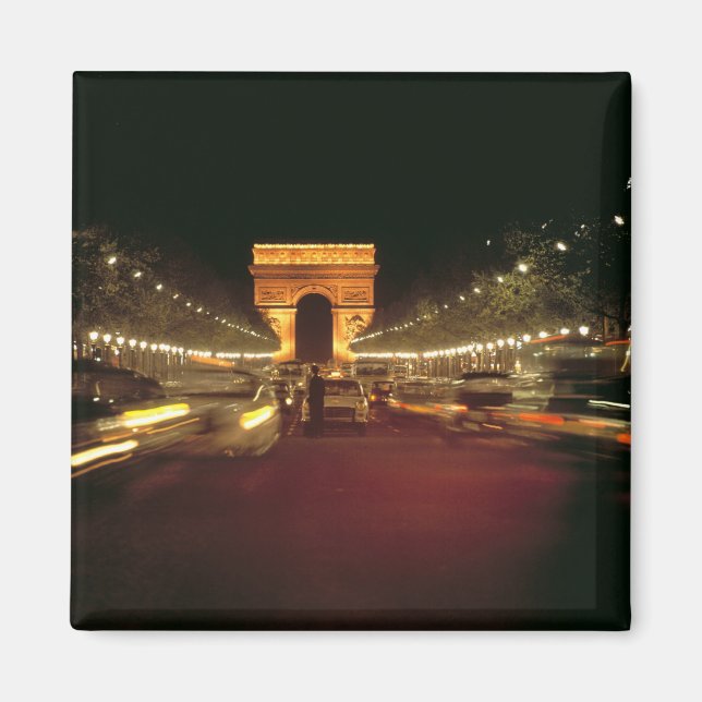 Imán Europa, Francia, París. Accidentes de tráfico noct (Frente)