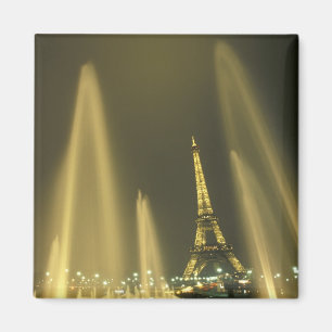Imán Europa, Francia, París, Torre Eiffel, noche
