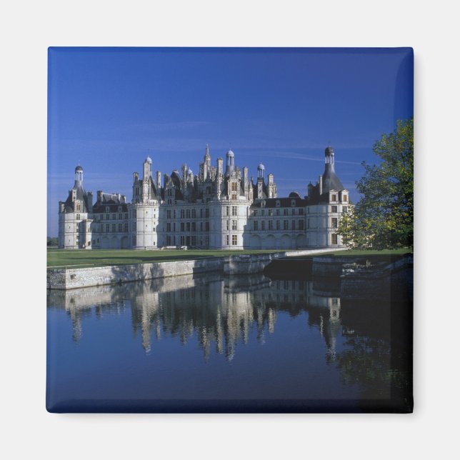 Imán Europa, Francia, Valle del Loira. Chateau Chambord (Frente)