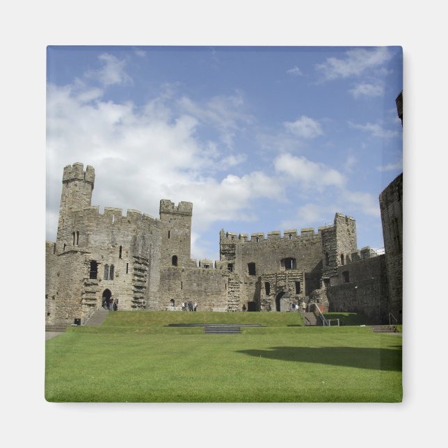 Imán Europa, Gales, Caernarfon. Castillo de Caernarfon, (Frente)