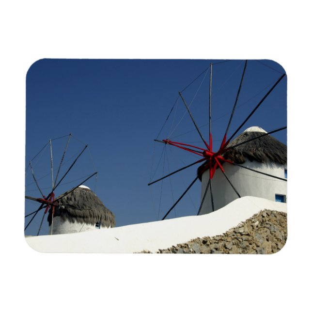 Imán Europa, Grecia, Mykonos. (Horizontal)