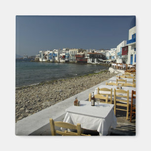 Imán Europa, Grecia, Mykonos. Vistas del litoral