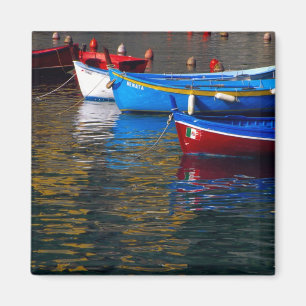 Imán Europa, Italia, Cinque Terry, barcos en Vernazza