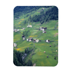 Imán Europa, Italia, Dolomitas. Este pequeño pueblo