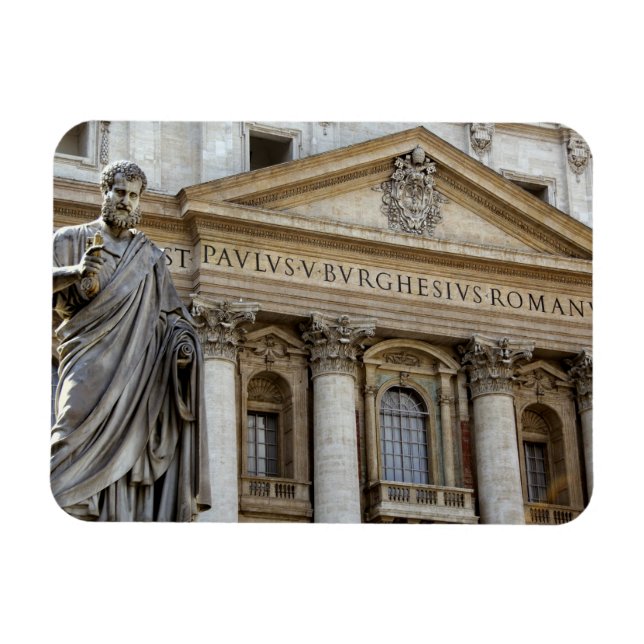 Imán Europa, Italia, Roma. Basílica de San Pedro (alias (Horizontal)