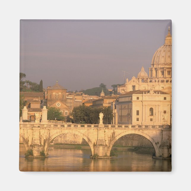 Imán Europa, Italia, Roma, El Vaticano. Basílica San (Frente)