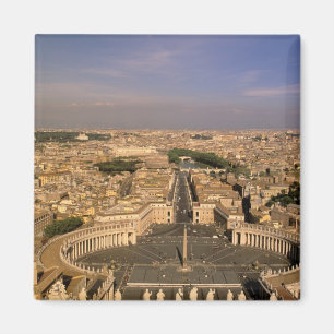 Imán Europa, Italia, Roma, El Vaticano. Vista desde St.