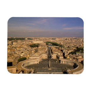 Imán Europa, Italia, Roma, El Vaticano. Vista desde St.