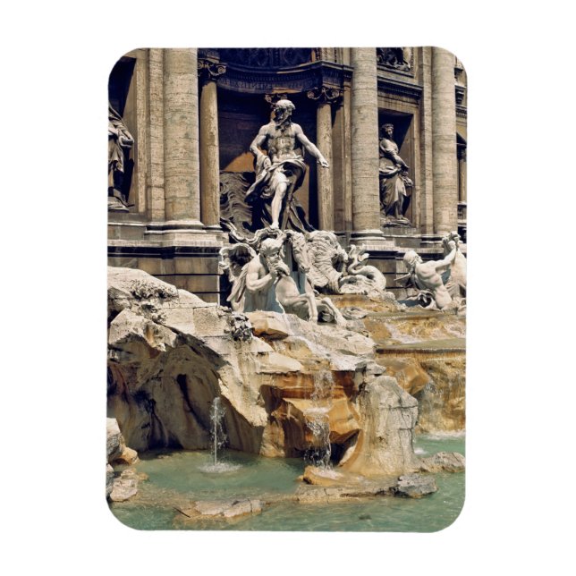 Imán Europa, Italia, Roma. Las monedas ensucian la part (Vertical)