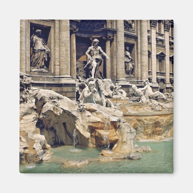 Imán Europa, Italia, Roma. Las monedas ensucian la part (Frente)