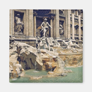 Imán Europa, Italia, Roma. Monedas esparcidas en el fon