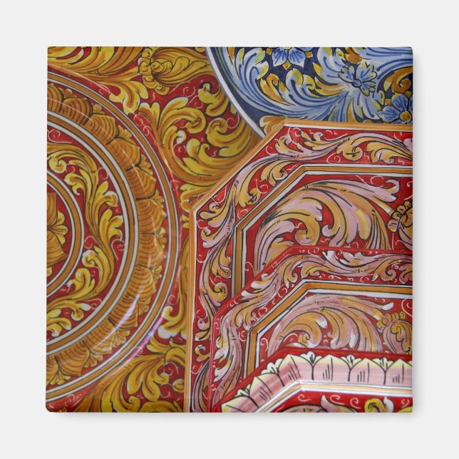 Imán Europa, Italia, Sicilia, Taormina. Tradicional 2 (Frente)