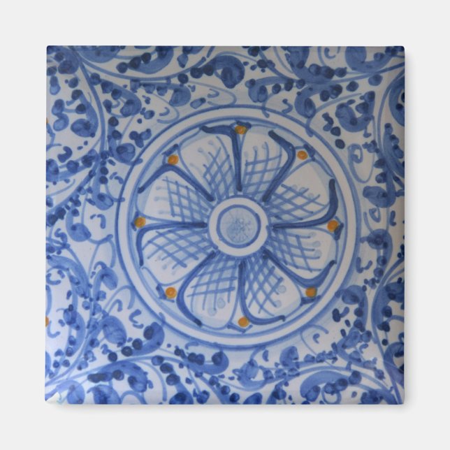 Imán Europa, Italia, Sicilia, Taormina. Tradicional 5 (Frente)