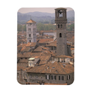 Imán Europa, Italia, Toscana, Lucca, Panorama de la ciu