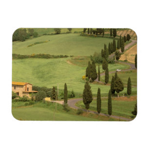 Imán Europa, Italia, Toscana, Monticchiello. Curva