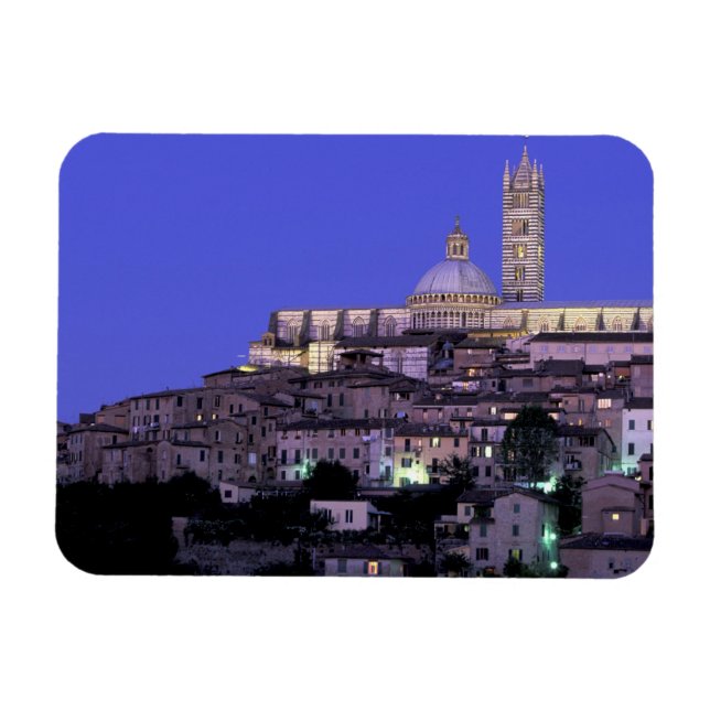 Imán Europa, Italia, Toscana, Siena. 13.º Duomo y (Horizontal)