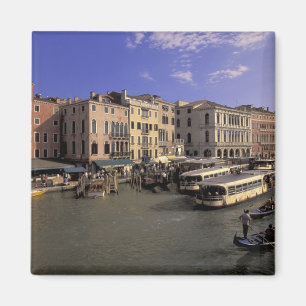 Imán Europa, Italia, Venecia, tráfico en barco por Ria