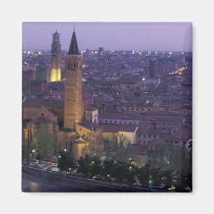 Imán Europa, Italia, Verona, Vista desde el Castel S.