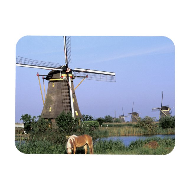 Imán Europa, Países Bajos, Holanda Zuid, Kinderdijk. 2 (Horizontal)