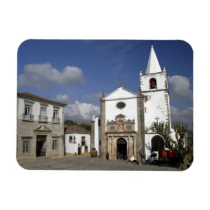 Imán Europa, Portugal, Obidos. Iglesia de Santa Maria e