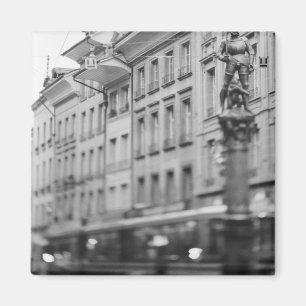 Imán Europa, Suiza, Berna. Tranvía, Marktgasse