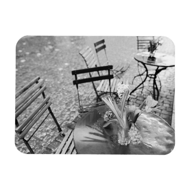 Imán Europa, Suiza, Lucerna. Mesa de café al aire libre (Horizontal)