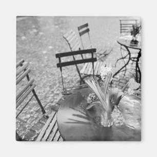 Imán Europa, Suiza, Lucerna. Mesa de café exterior