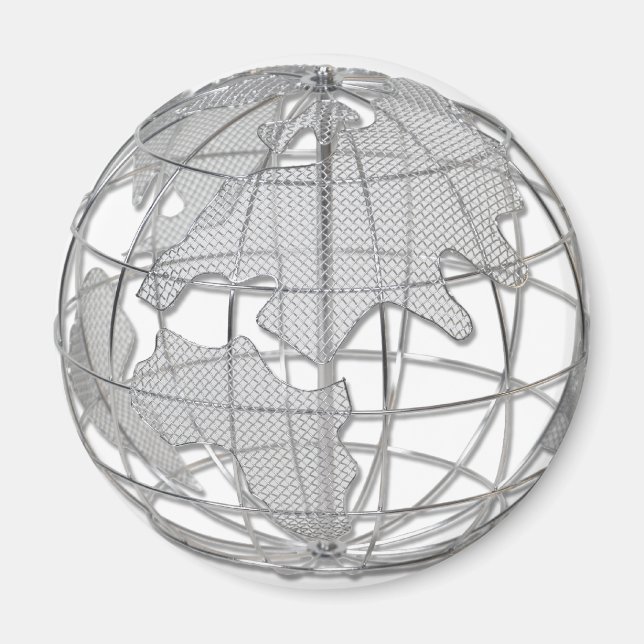 Imán EuropaAfricaGlobe (Frente)