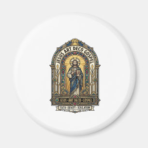 Imán Evangelio Jesus Art Deco Jesus Fe Cristiana Art De
