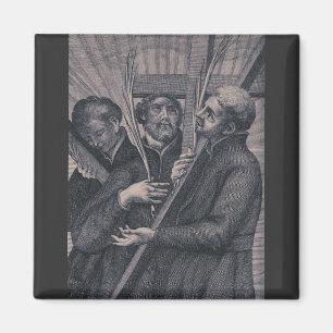 Imán Evangelios católicos japoneses de San Pablo Miki