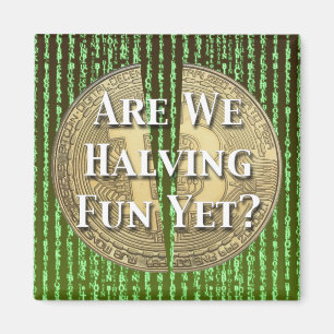 Imán Evento Bitcoin Halving