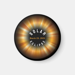 Imán Evento estadounidense Eclipse solar 3/29/2025 NOMB