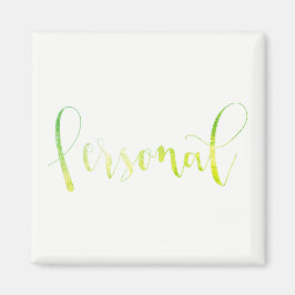 Imán Evento personal Semanal Planner Home Office Green