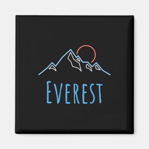 Imán Everest - Montañistas Retro Novedad de Senderismo