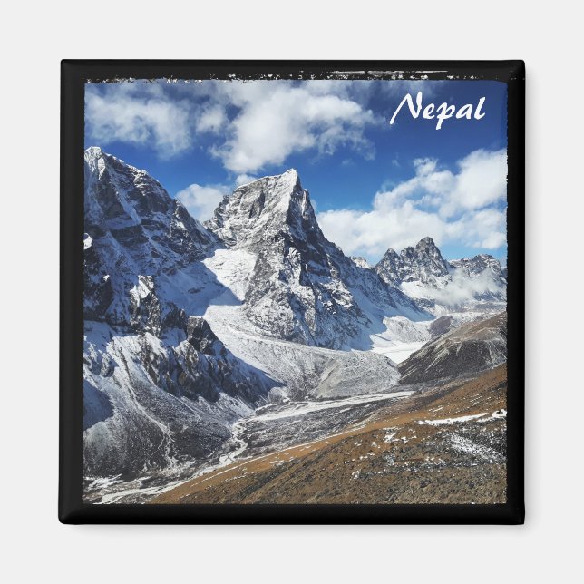 Imán Everest trekking, paisajes - Nepal (Frente)