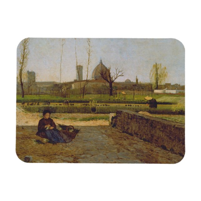 Imán Everyday Scene, cerca de Florencia, c.1865 (Horizontal)