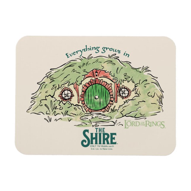 Imán Everything Grows in THE SHIRE™ (Horizontal)