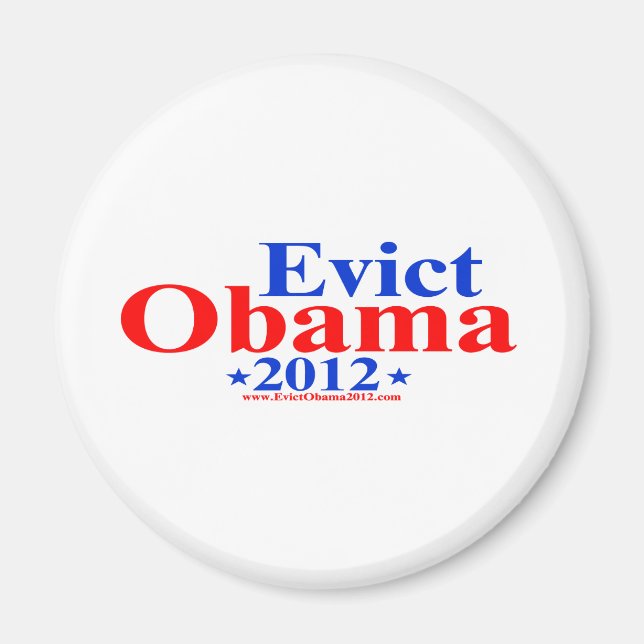 IMÁN EVICT OBAMA 2012 (Frente)