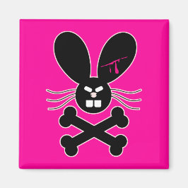 Imán Evil Emo Bunny Crossbone