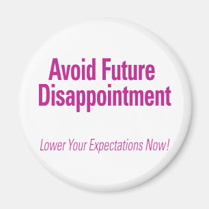 Imán Evitar la decepción futura