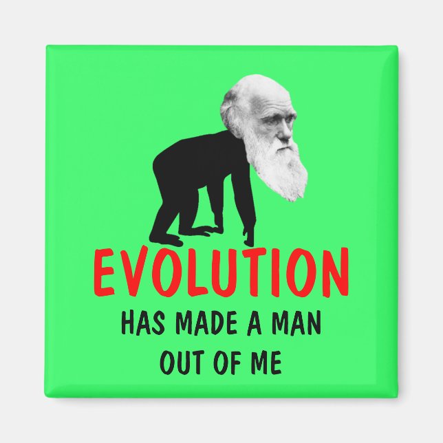 Imán Evolución Darwin (Frente)