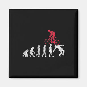 Imán Evolución de bicicleta de montaña choque divertido