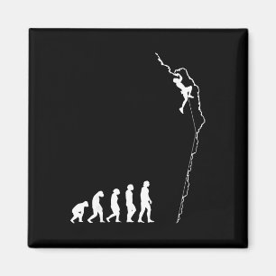 Imán Evolución de escalada - Escalador de roca divertid