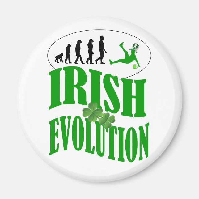 Imán Evolución de Irlanda (Frente)