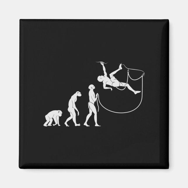 Imán Evolución De La Escalada Del Rock De La Diversión  (Frente)