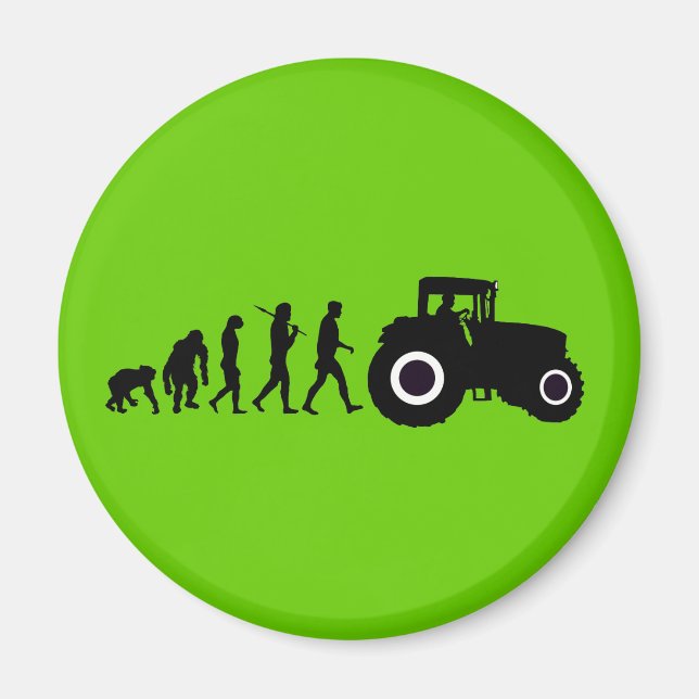 Imán Evolución de los agricultores de los conductores d (Frente)