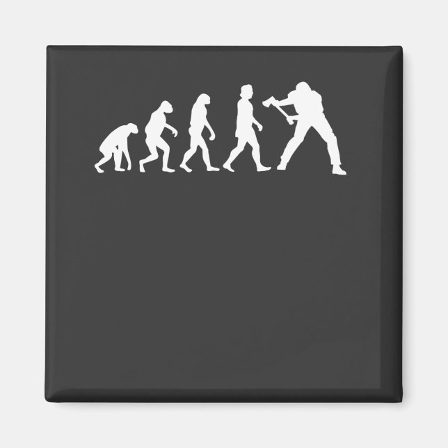 Imán Evolución de los leñadores (Frente)