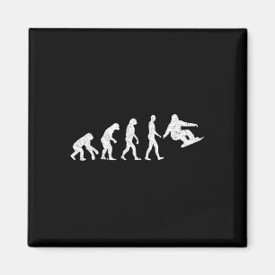 Imán Evolución de Snowboard - Amantes del Snowboard S