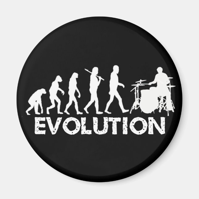 Imán Evolución de un tambor (Frente)