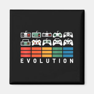 Imán Evolución del Controlador de Videojuegos 80s 90s R